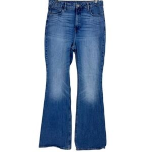 Old Navy Higher High-Rise Flare Jeans Clover Blue Women Size 12